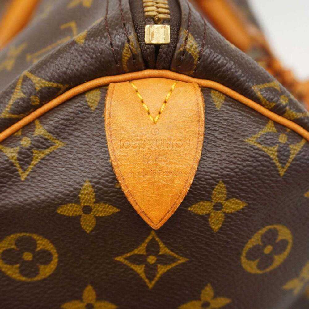 LOUIS VUITTON Brown Monogram Keepall 55 Boston Bag - Picture 5 of 12
